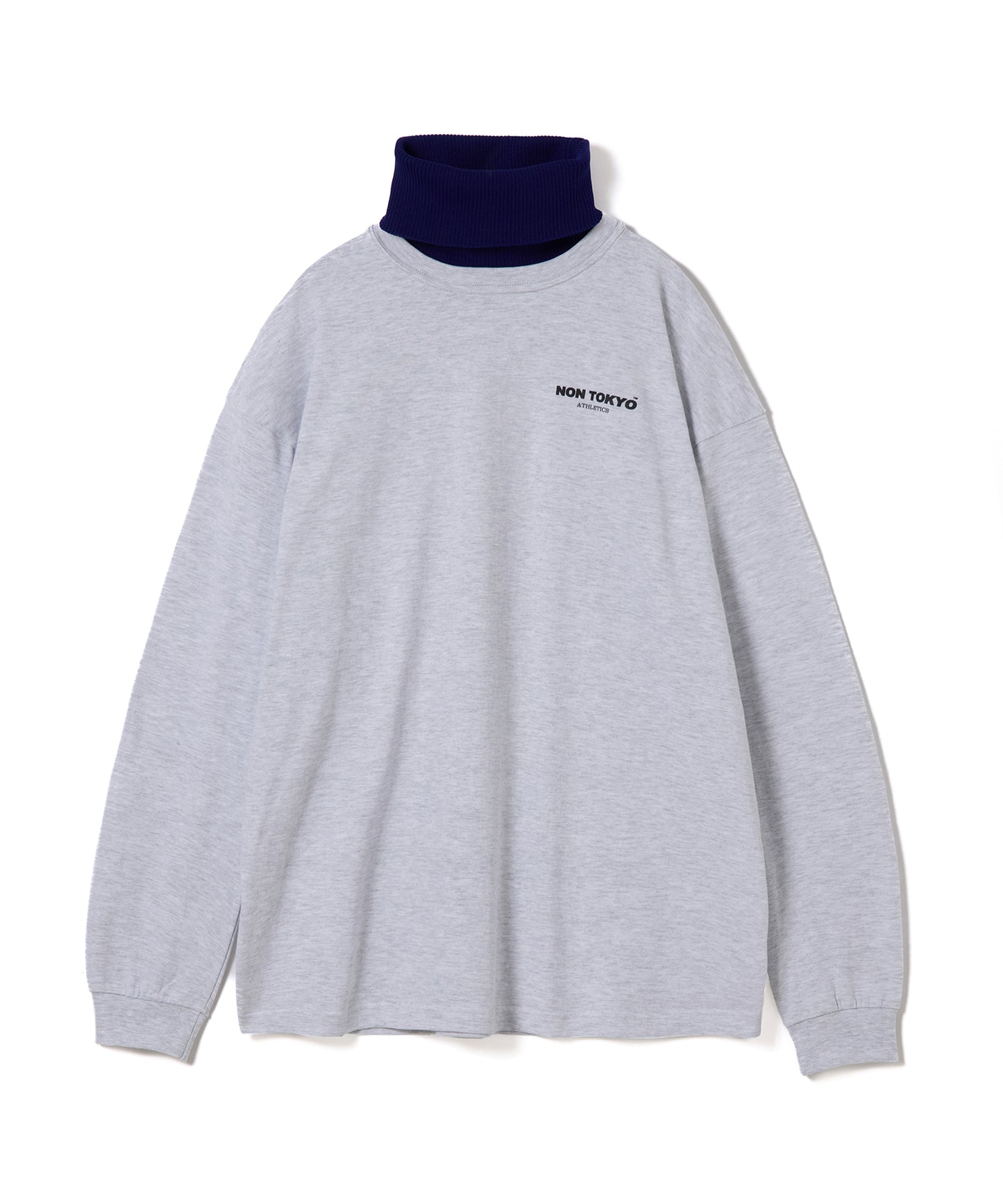 HIGH-NECK L/S T-SHIRT