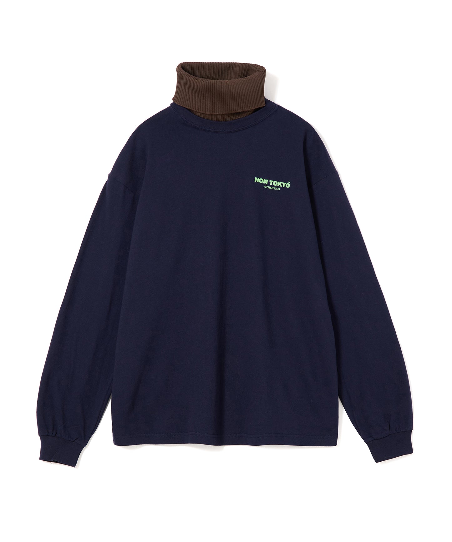 HIGH-NECK L/S T-SHIRT