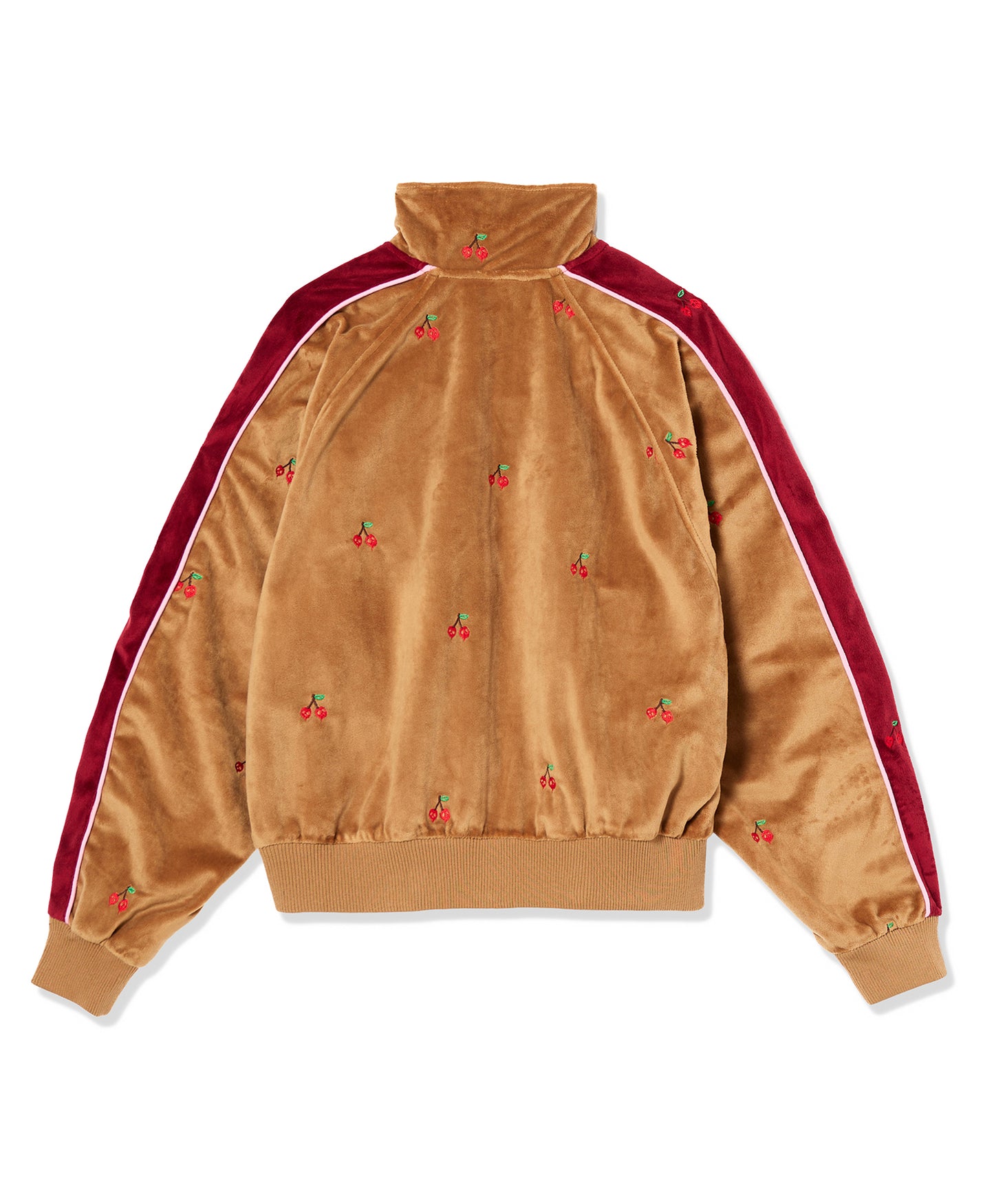 EMBROIDERY VELOUR TRACK JKT