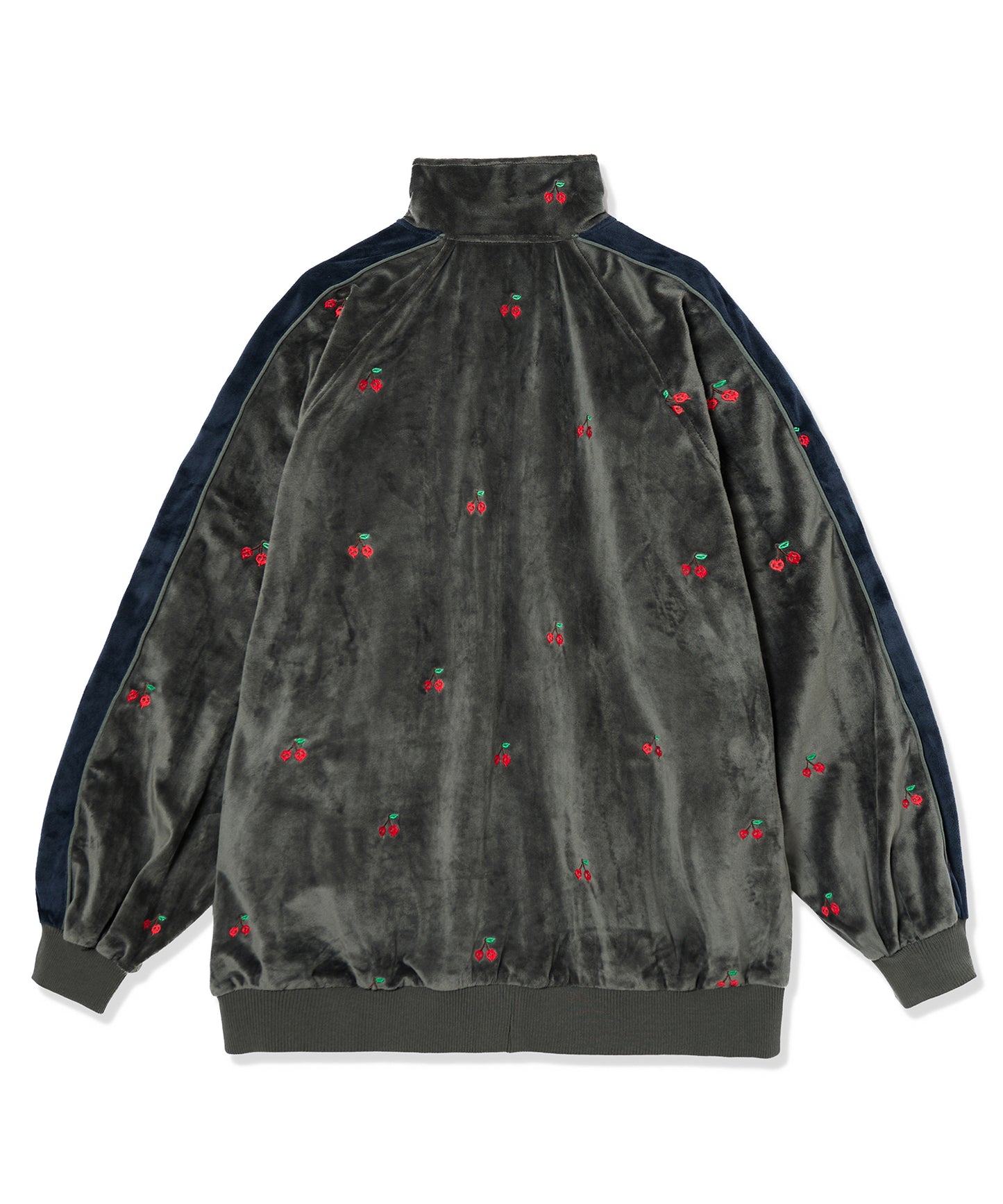 EMBROIDERY VELOUR TRACK JKT