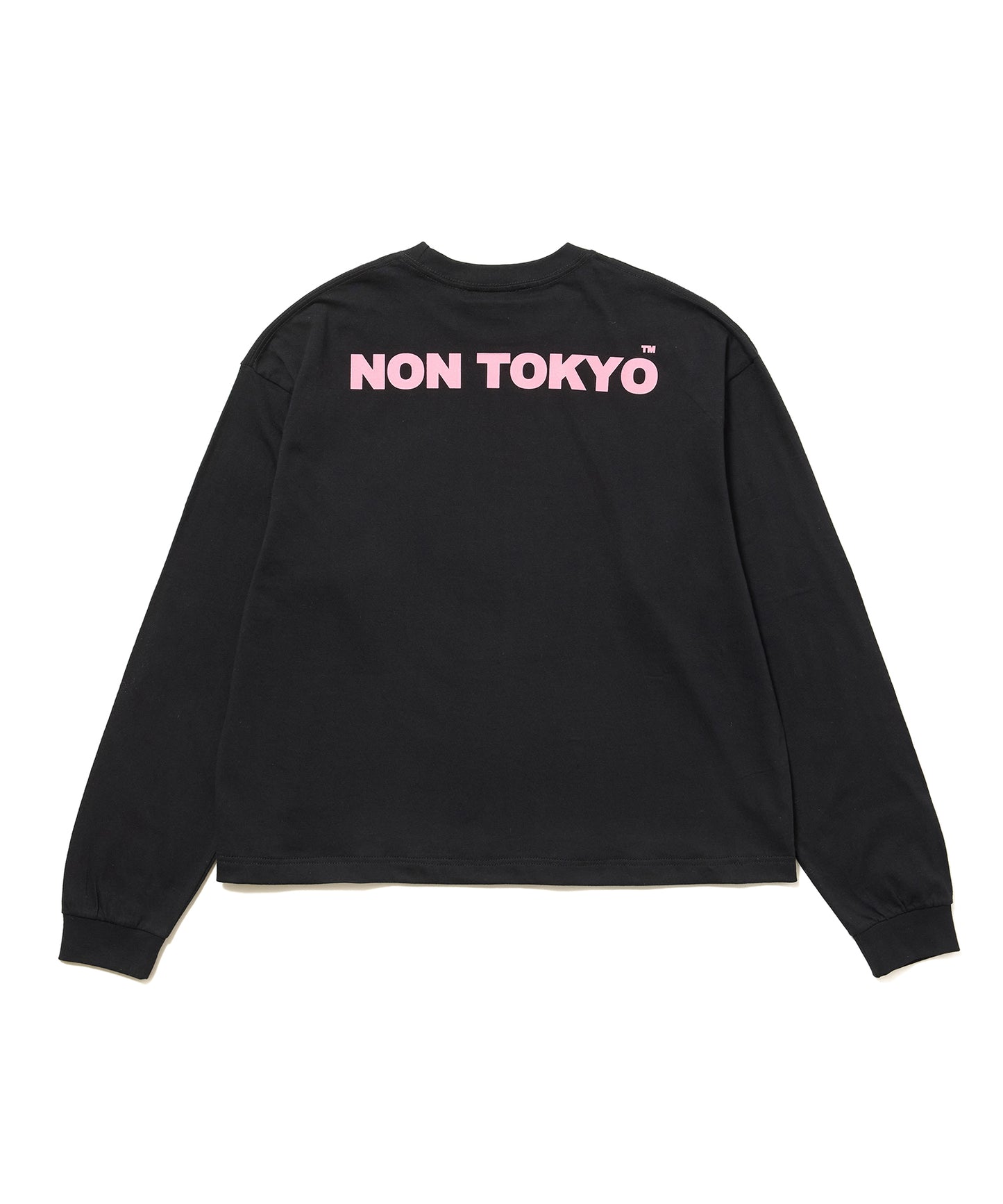 PRINT L/S SHORT T-SHIRT(DEVIL APPLE)