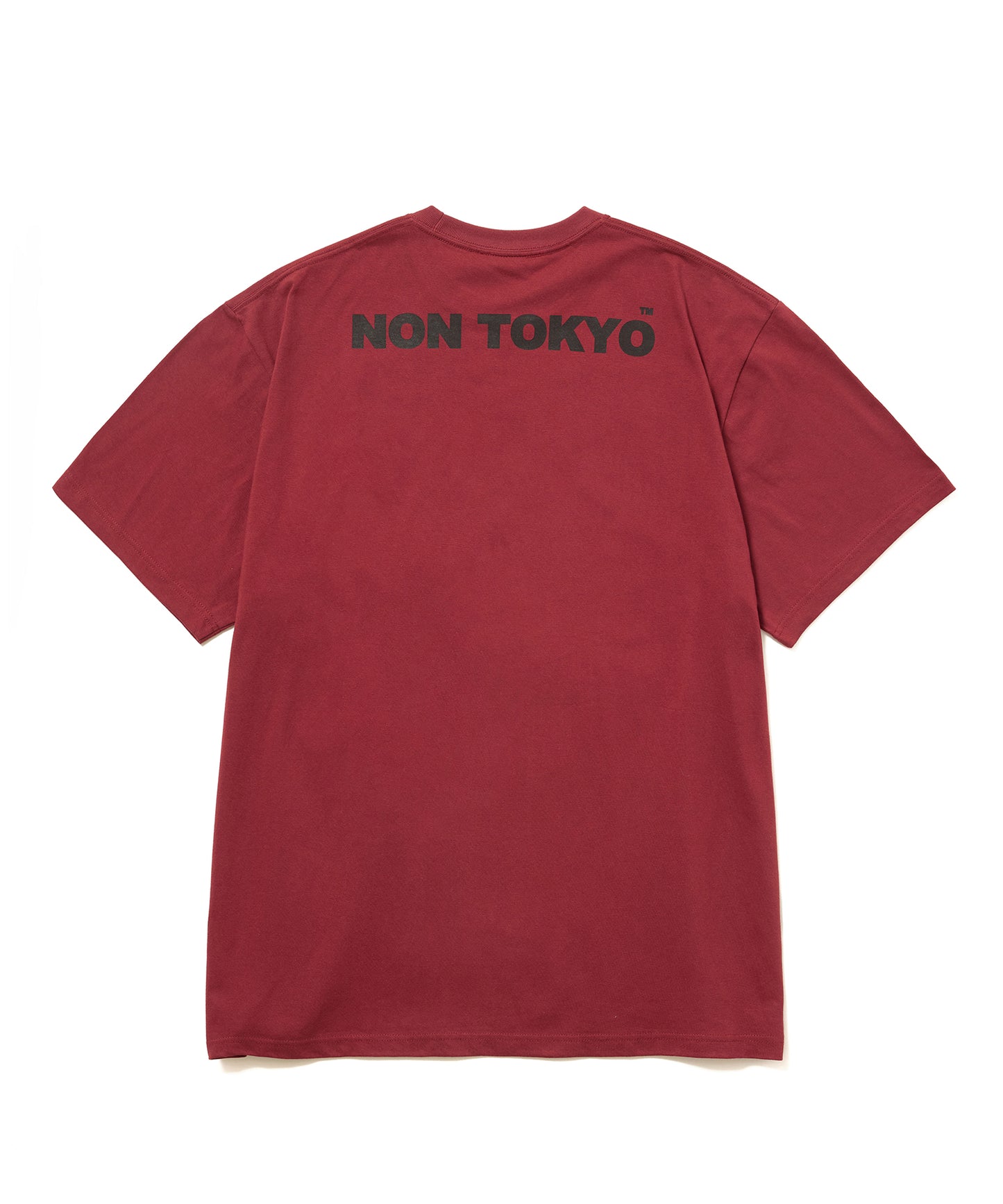 PRINT H/S BIG T-SHIRT(SCULL CHERRY)