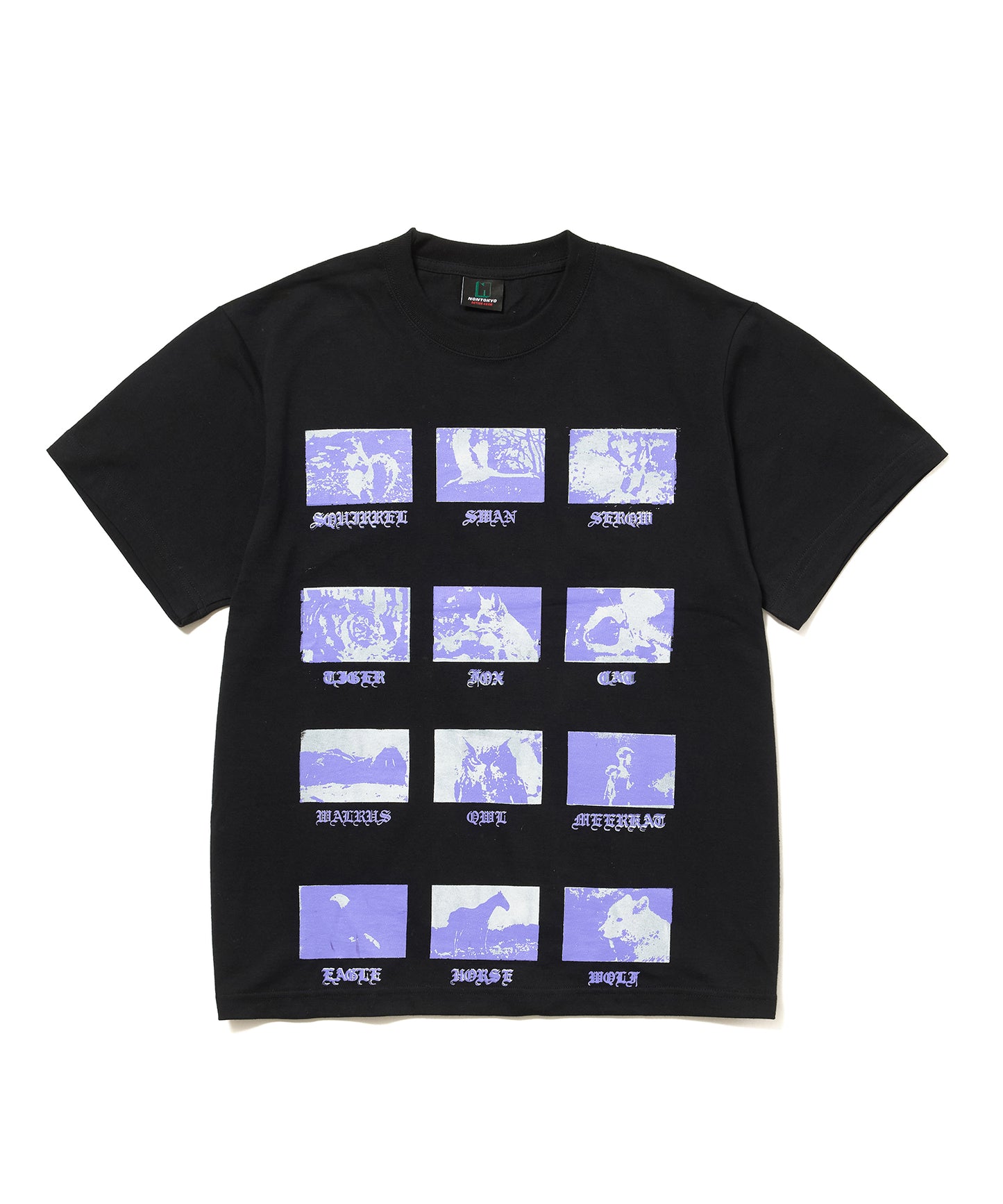 PRINT H/S T-SHIRT(ANIMAL)
