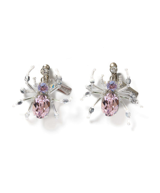 CRYSTAL SPIDER EARRING