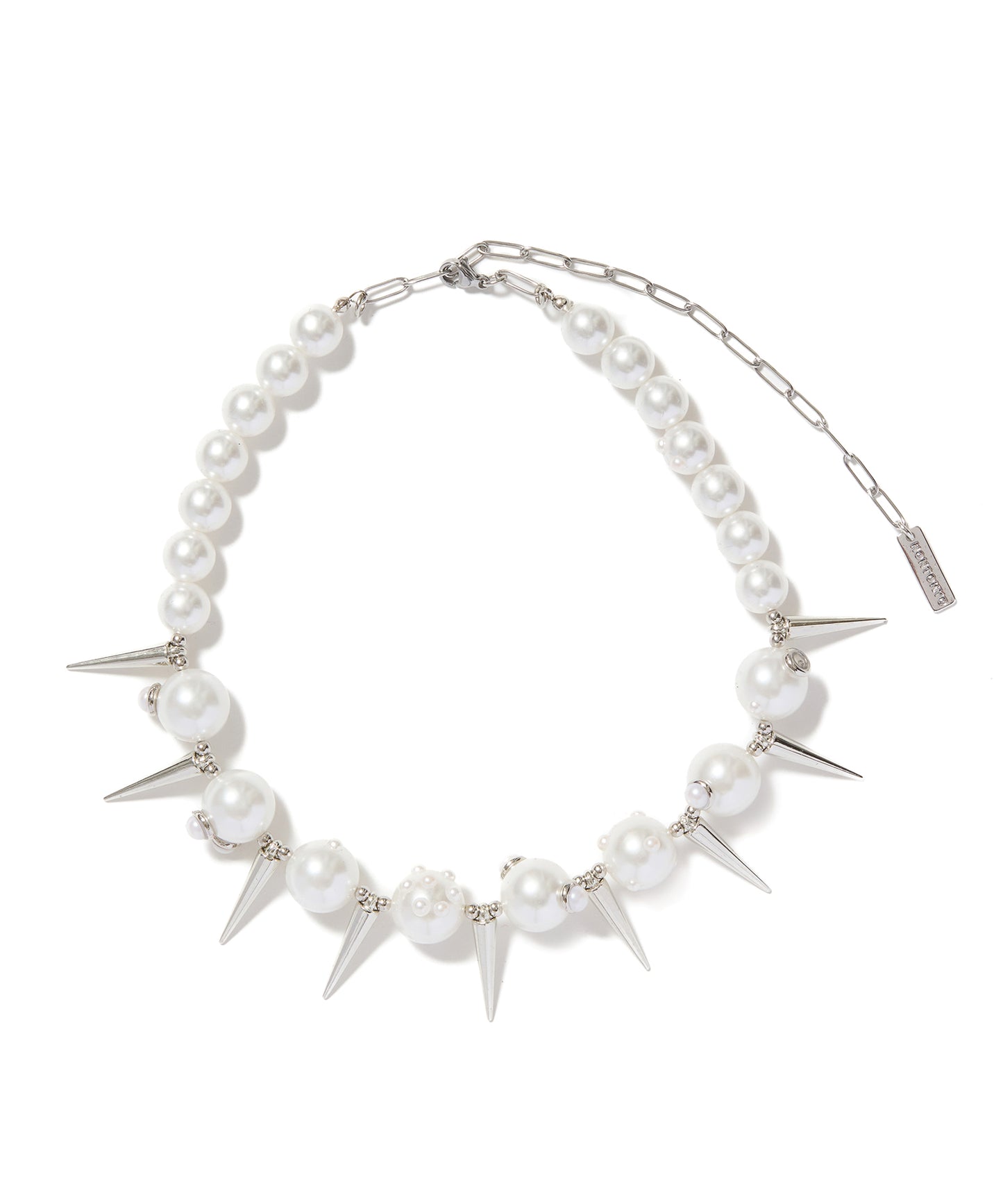 PEARL & STUDS NECKLACE