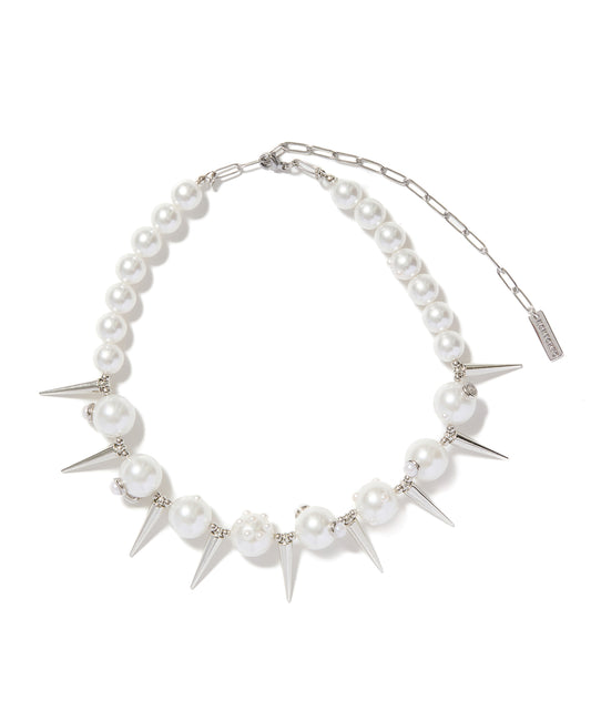 PEARL & STUDS NECKLACE
