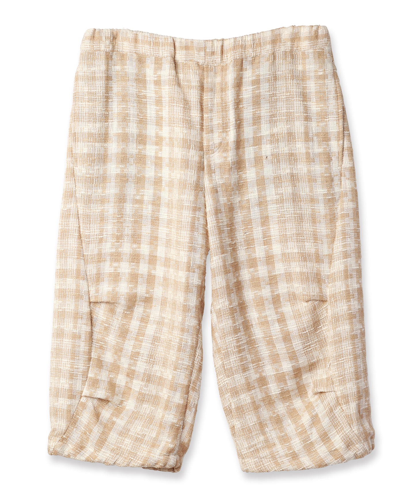 3/4 GINGHAM CHECK PANTS