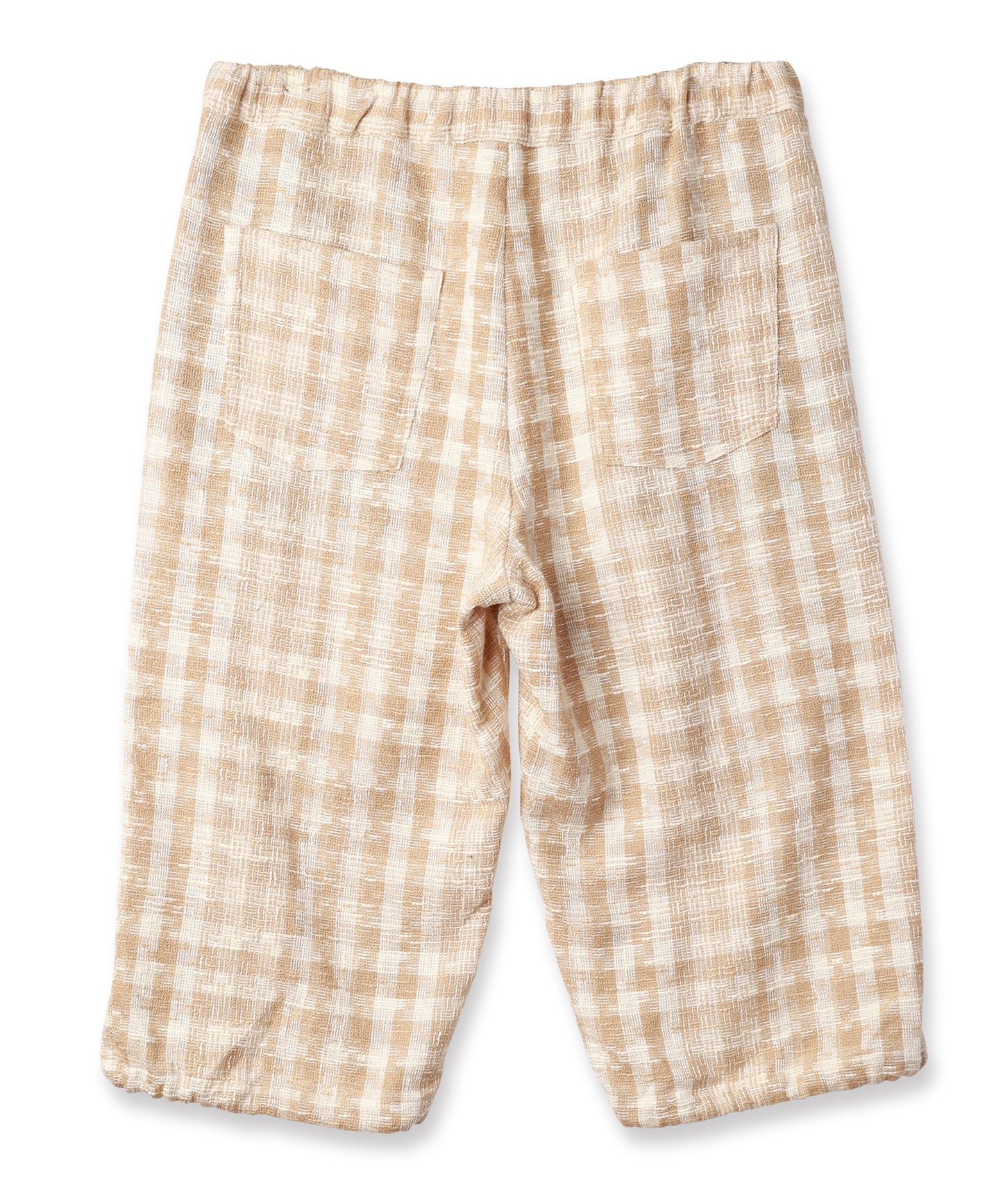 3/4 GINGHAM CHECK PANTS