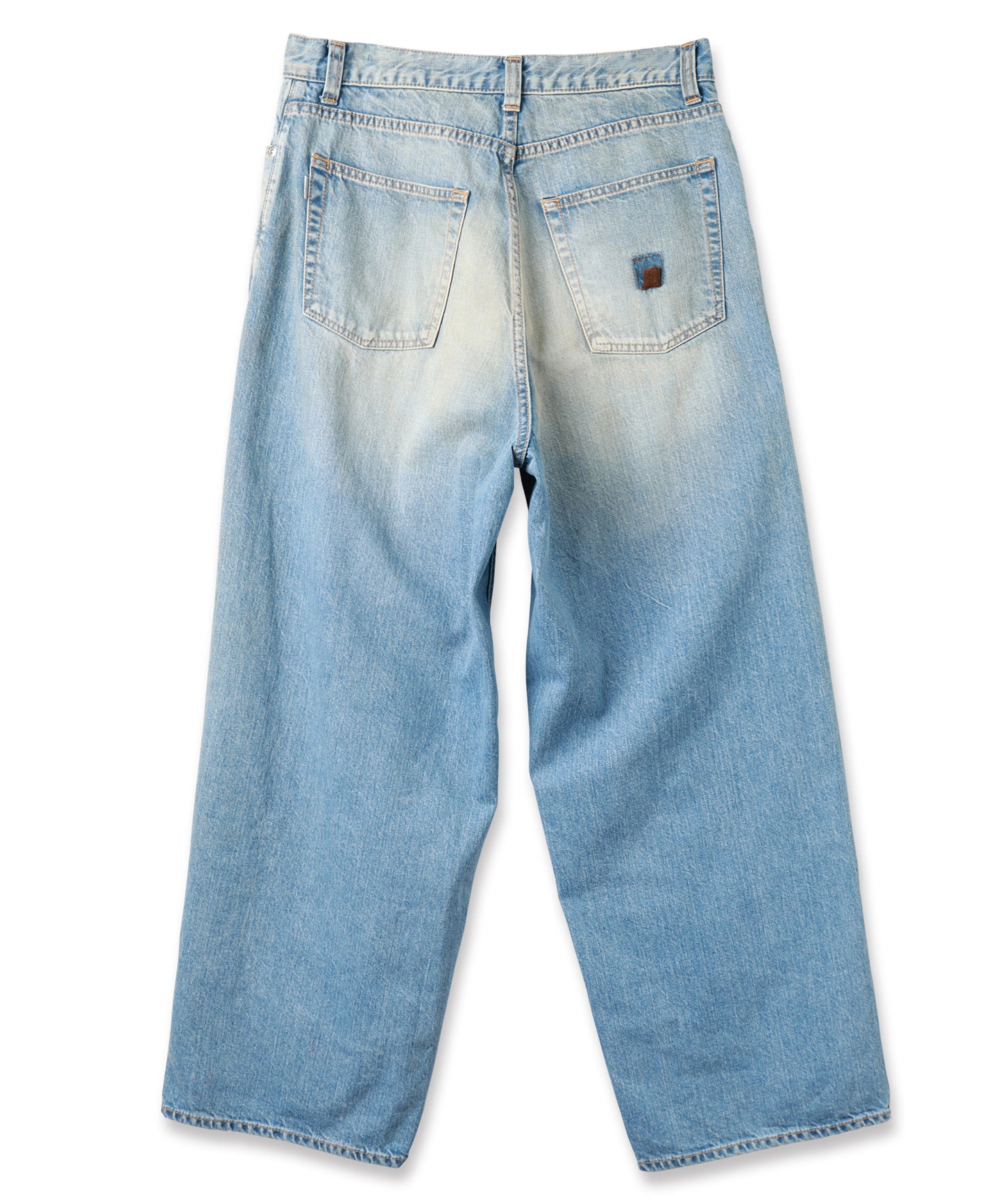 OVER RAP DENIM PANTS