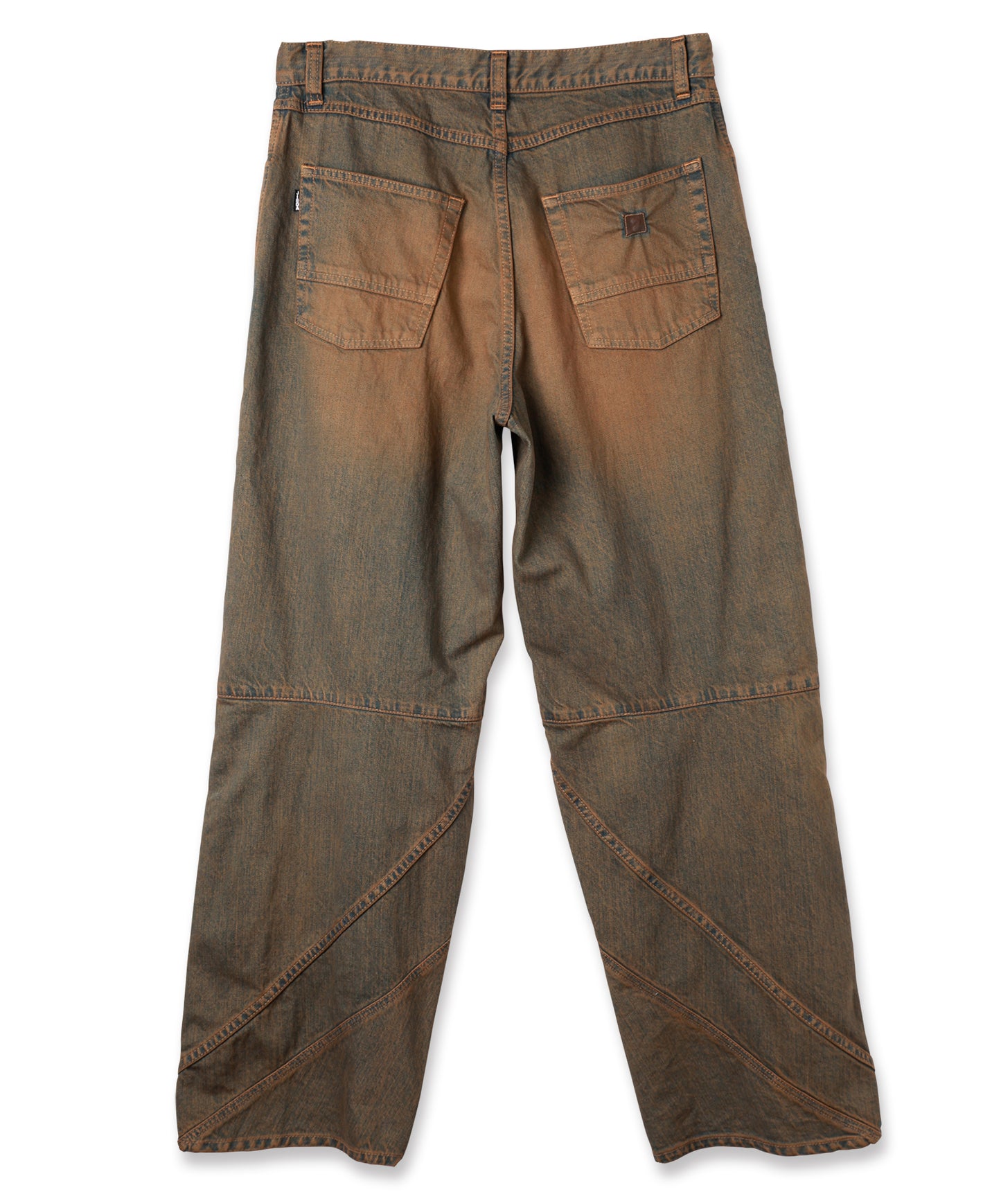 SWITCHING BAGGY DENIM PANTS