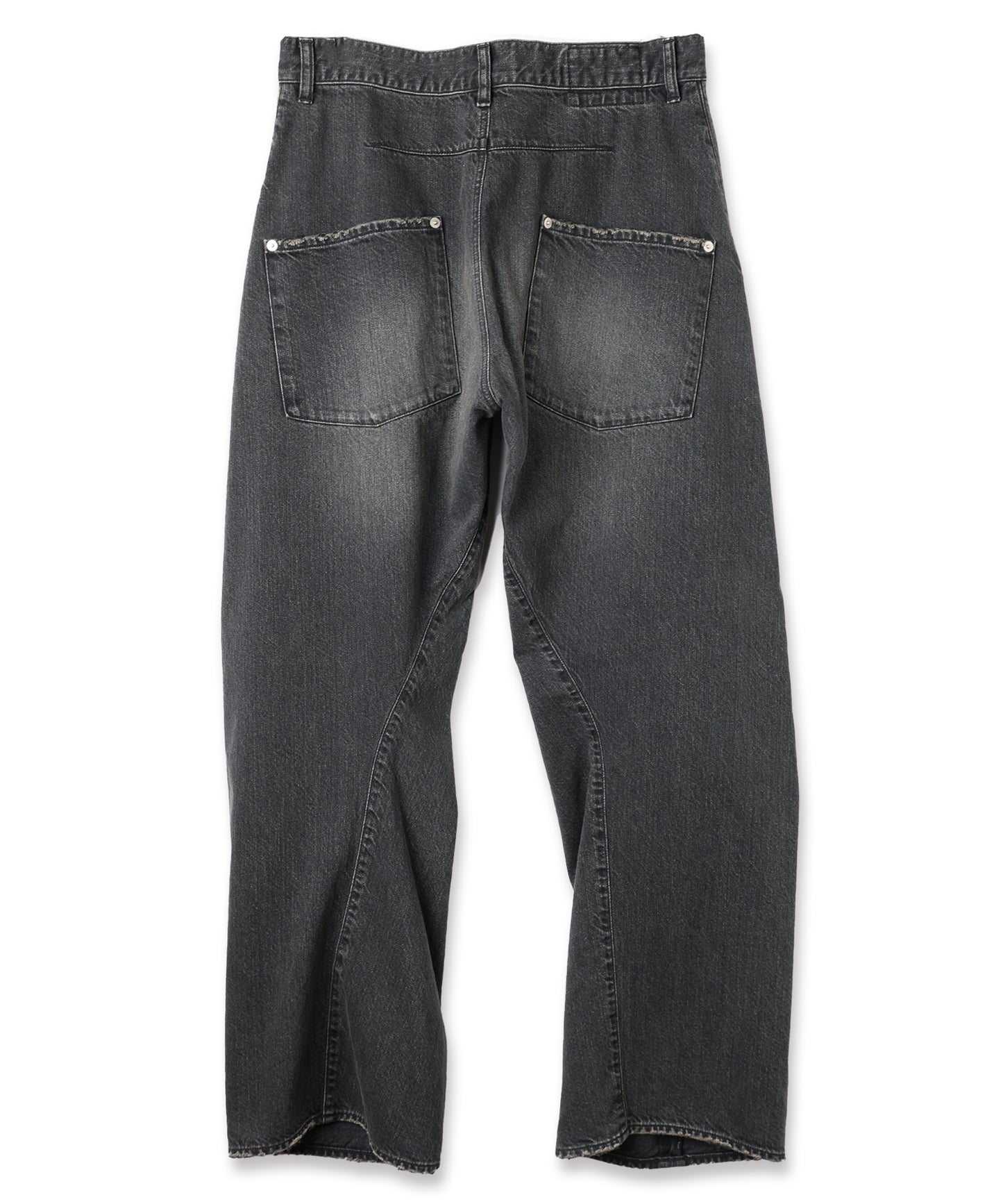 USED 3D CUTTING DENIM PANTS