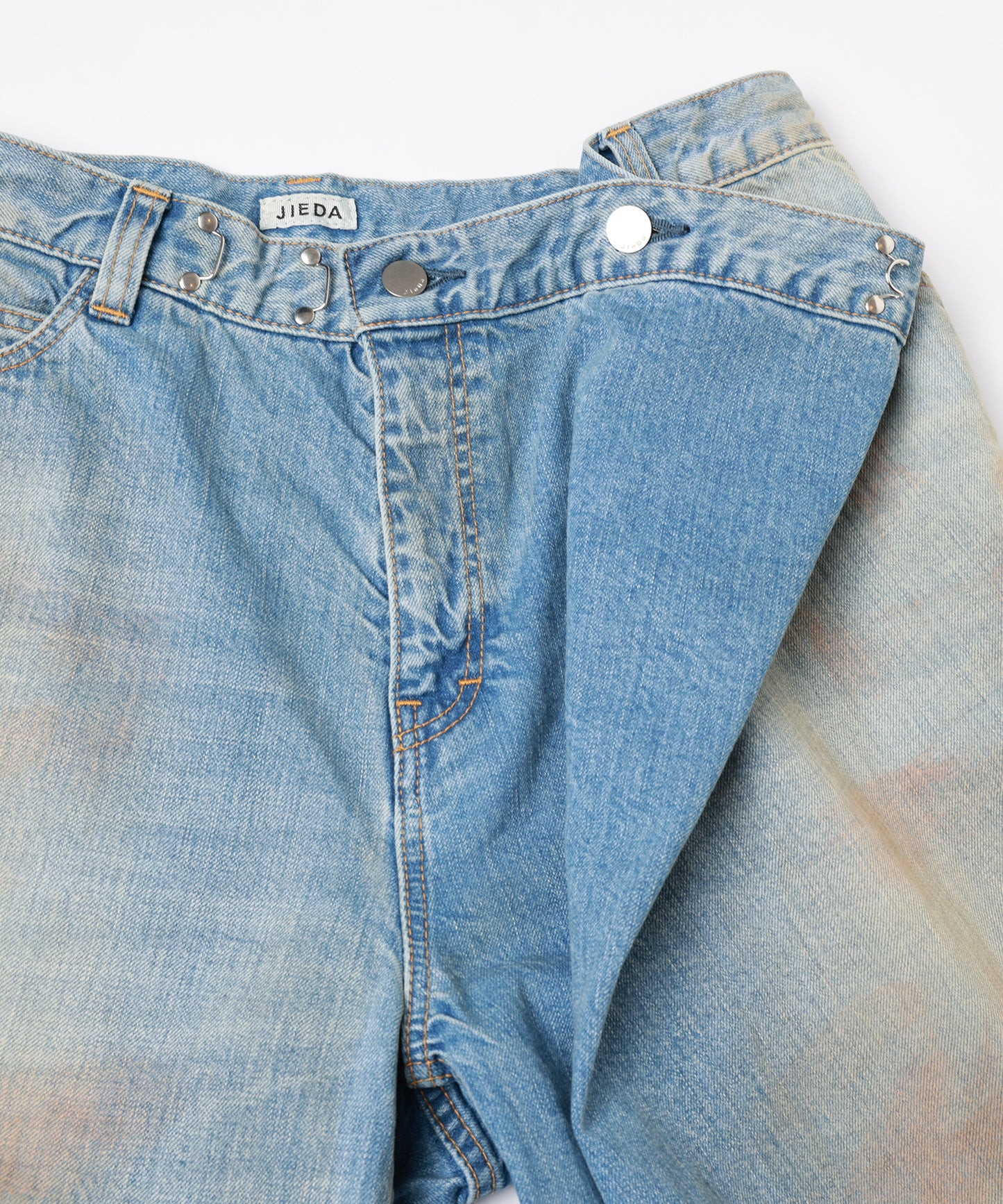 OVER RAP DENIM PANTS