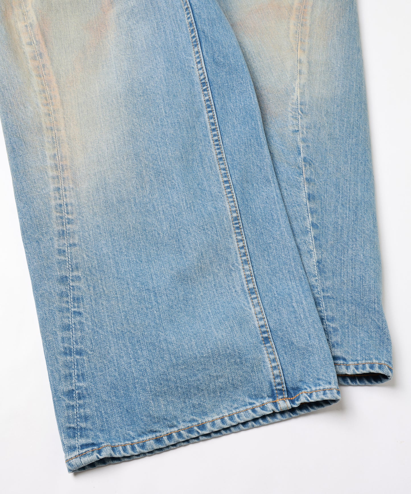 OVER RAP DENIM PANTS