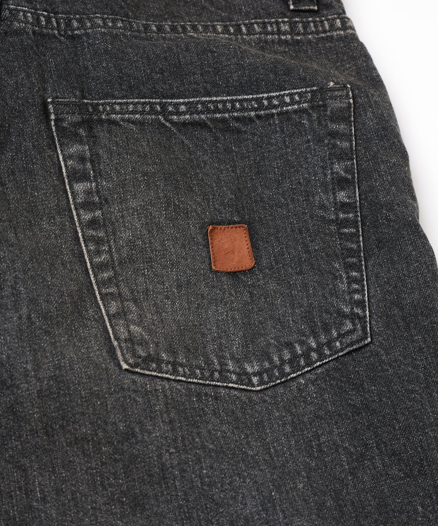 OVER RAP DENIM PANTS