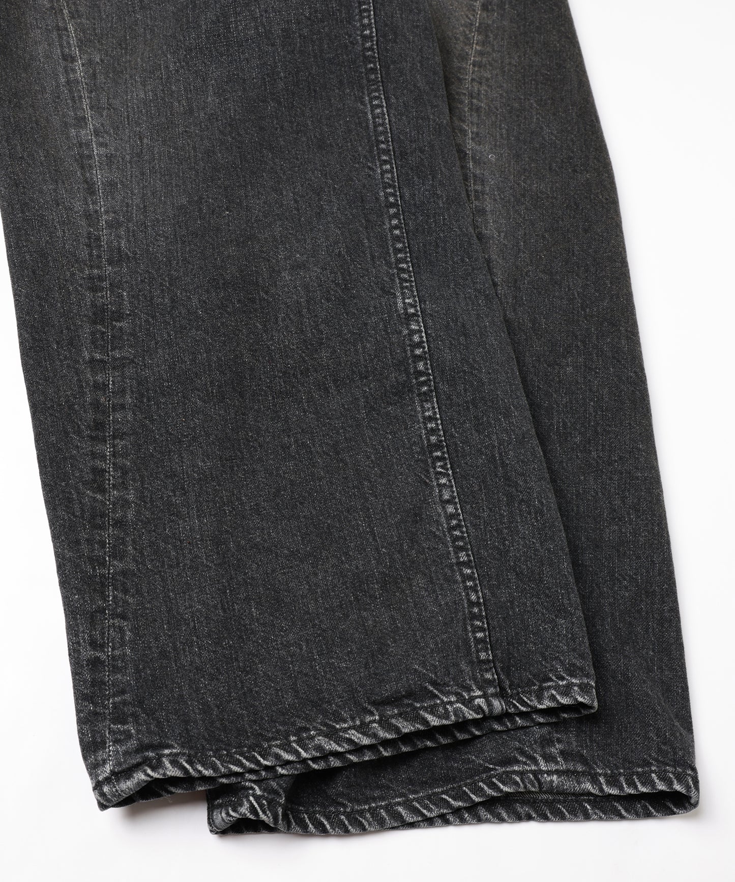OVER RAP DENIM PANTS
