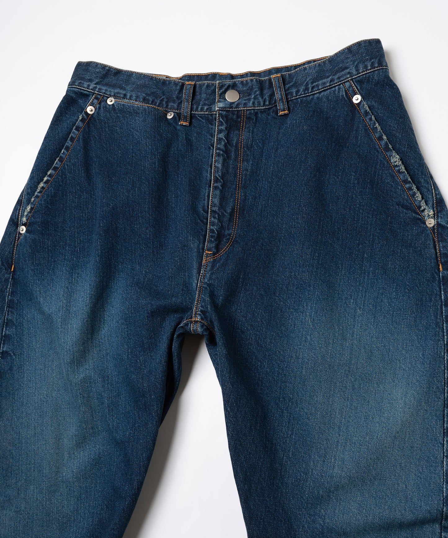 USED 3D CUTTING DENIM PANTS