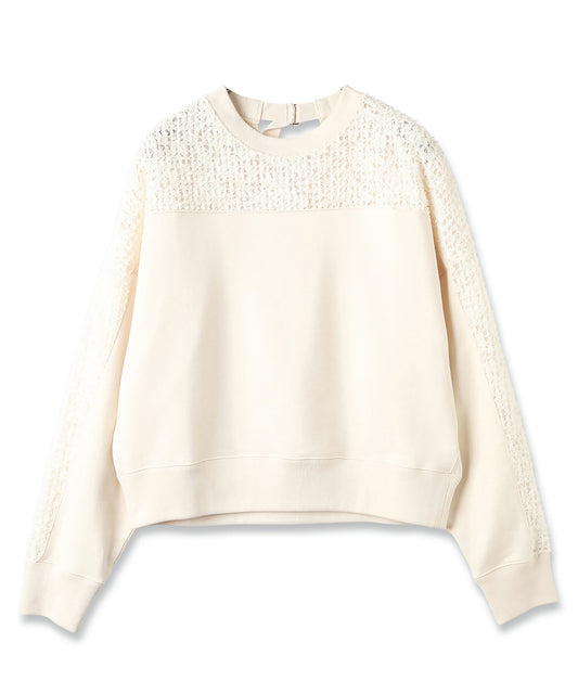 FEATHER LACE SWEAT