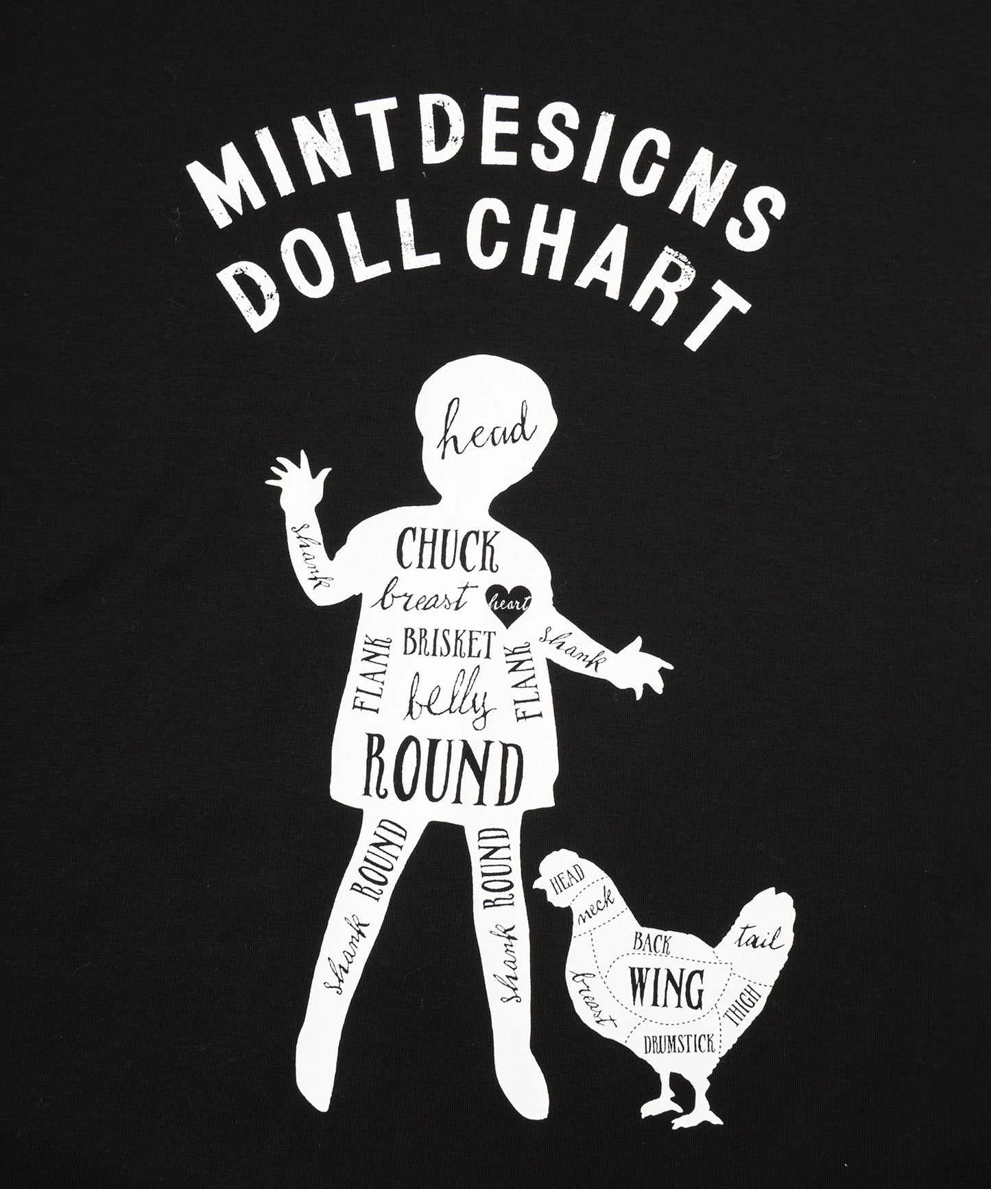 DOLL CHART T-SHIRT 【納期5月下旬】
