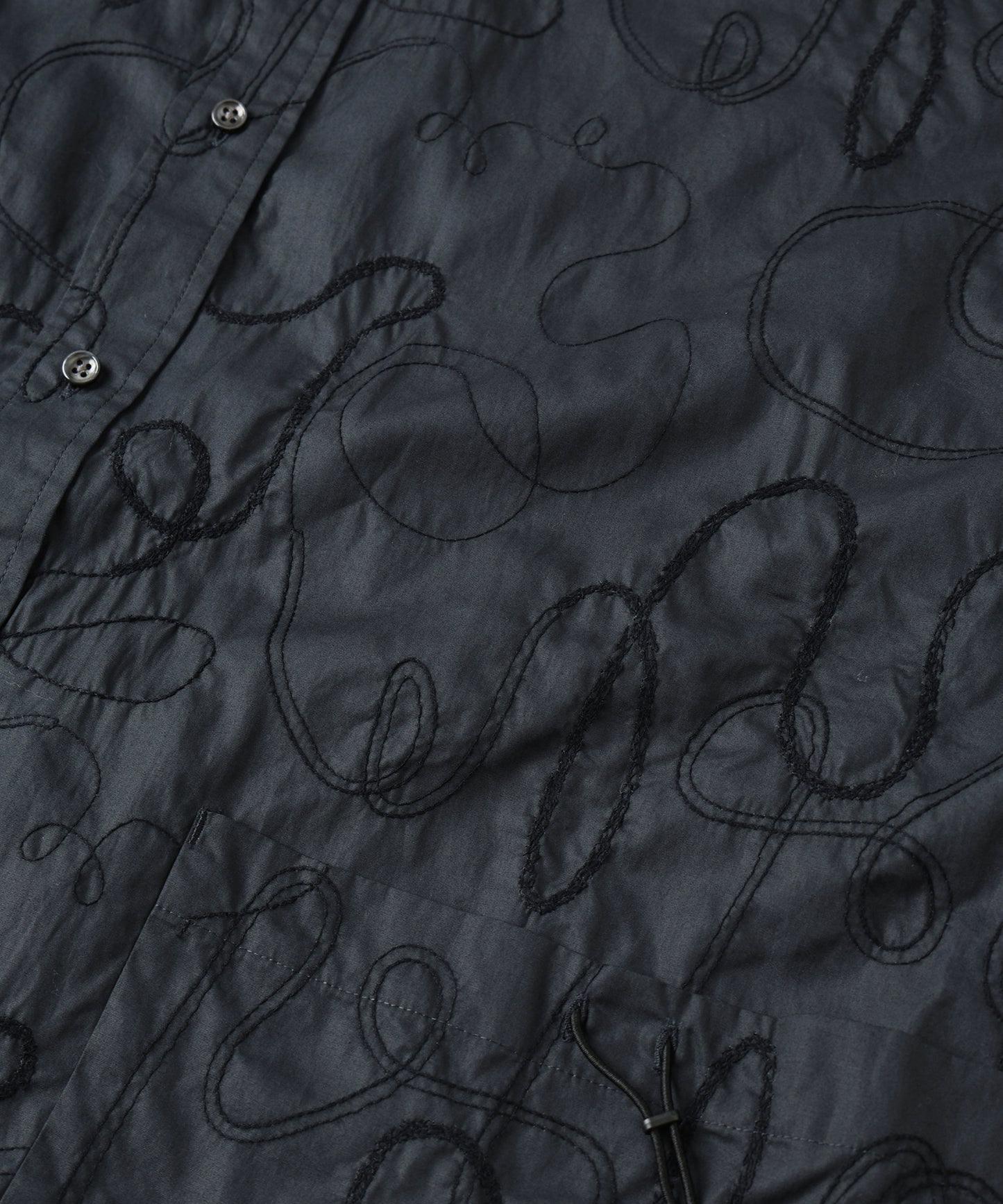 ラフステッチコードポケッ トショートSLシャツ