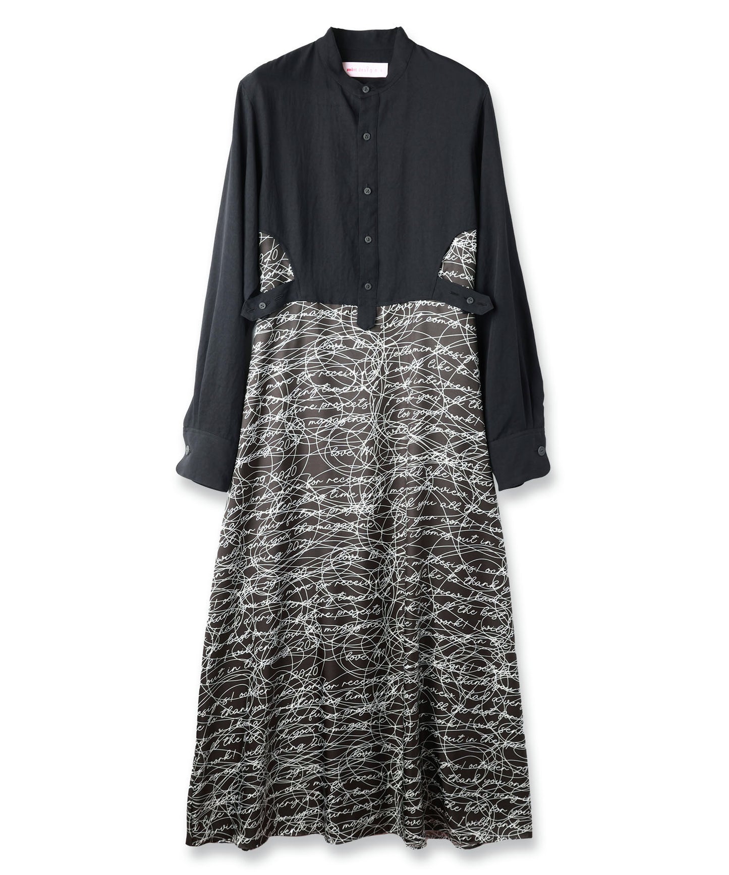 INK LETTER DRESS