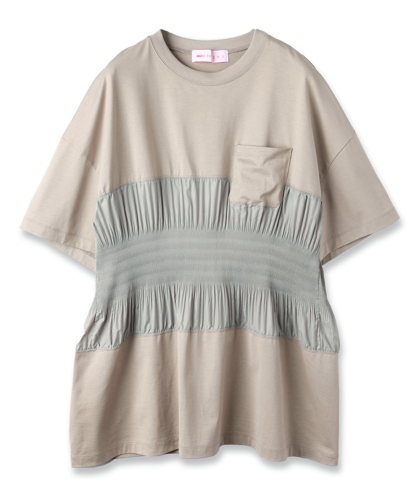 PLEATED T-SHIRT