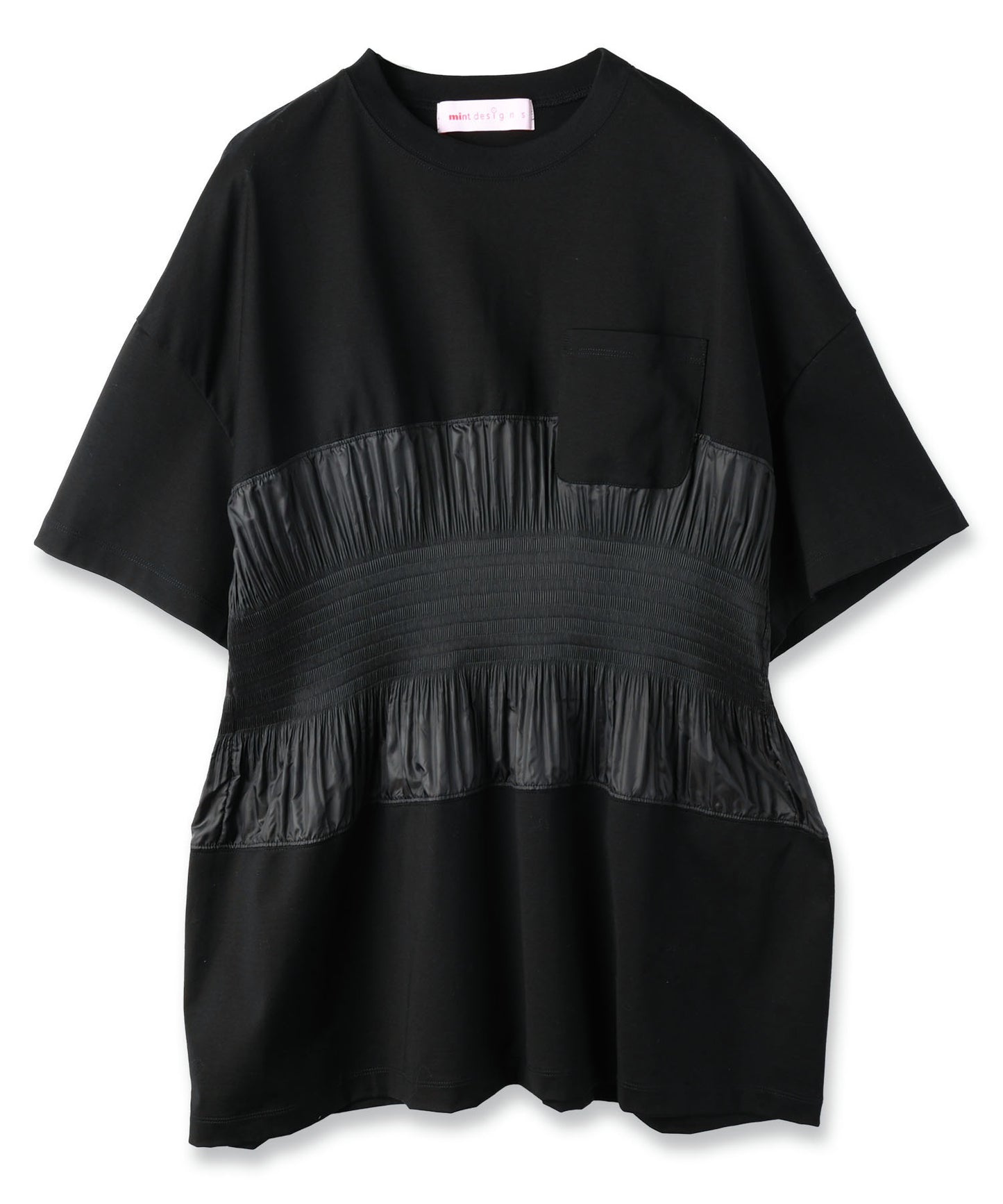PLEATED T-SHIRT