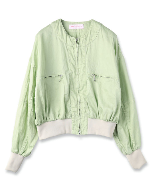 CRASH SATIN SHORT BLOUSON