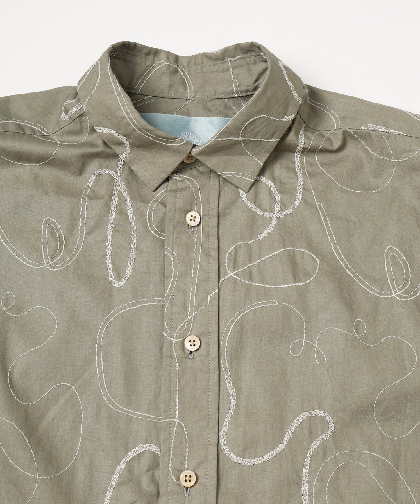 ラフステッチコードポケッ トショートSLシャツ