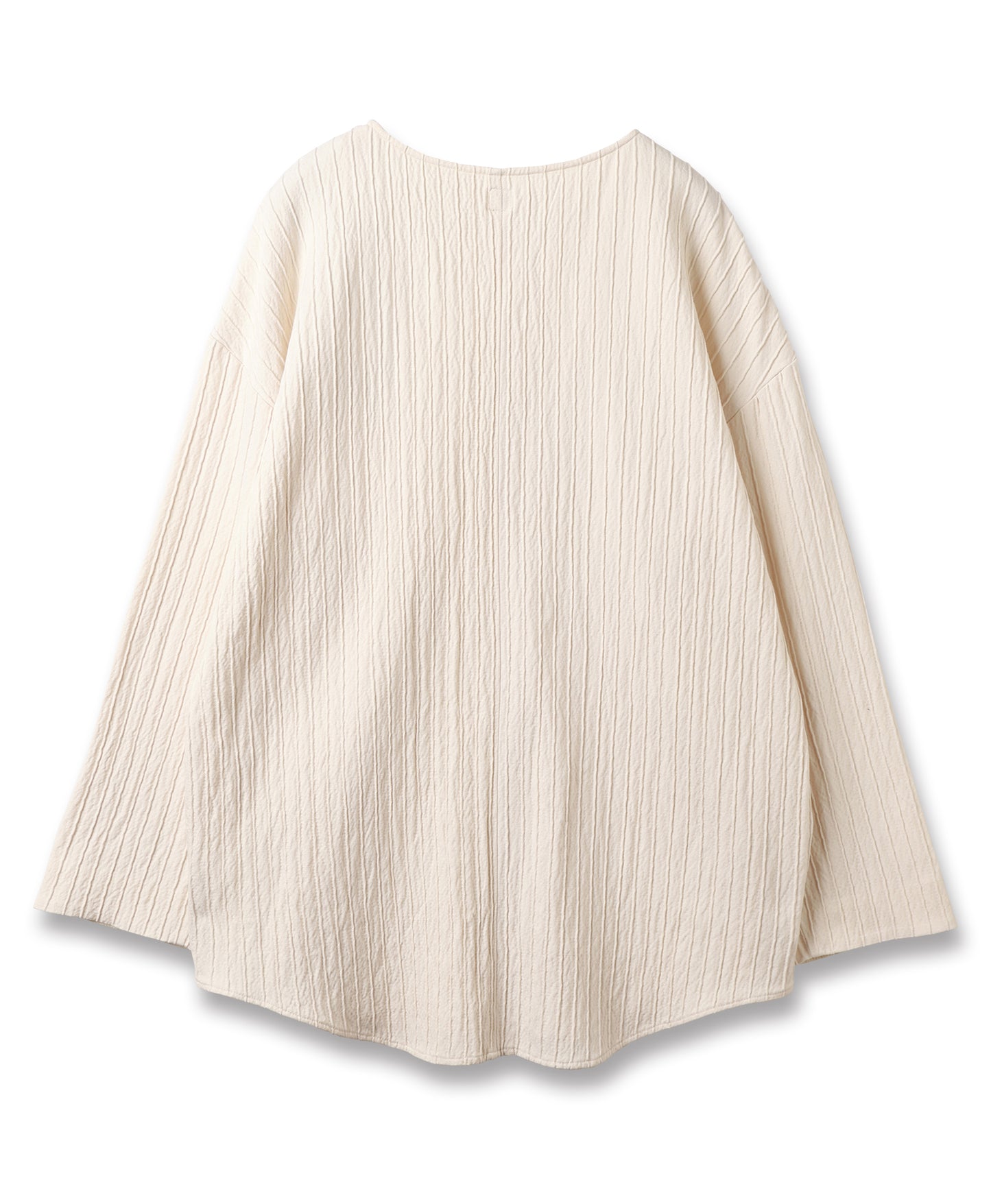 silk cotton v-neck pullover