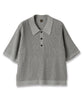 half-sleeve knit polo【商品納期 3月下旬】