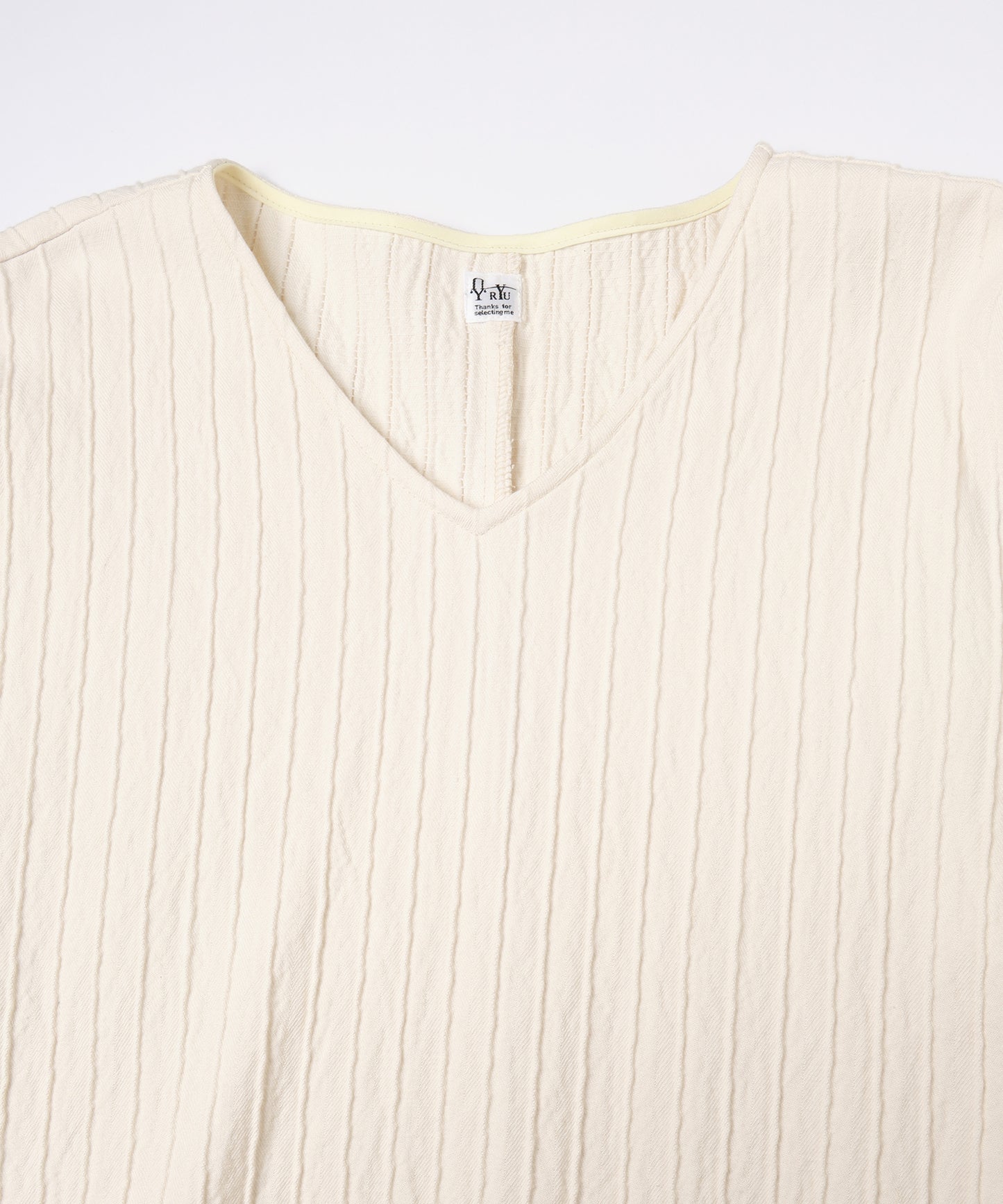 silk cotton v-neck pullover