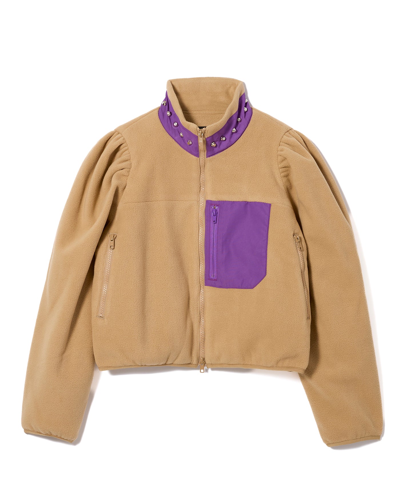 FLEECE STUDS JACKET