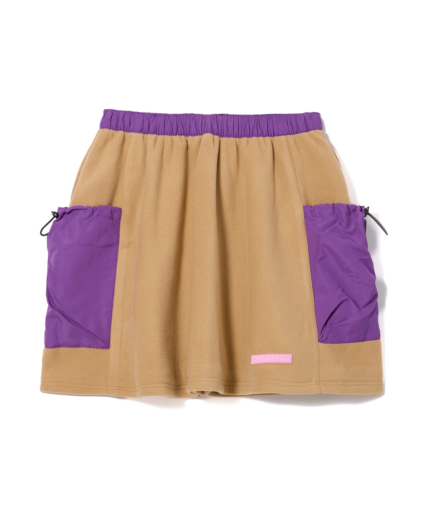 FLEECE MINI CARGO SKIRT
