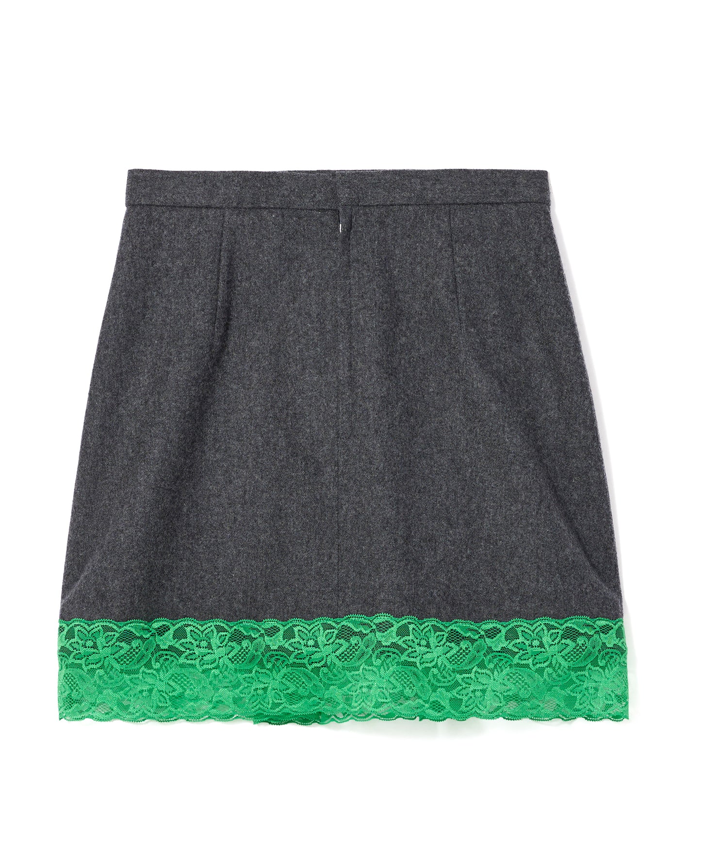 WOOL MINI LACE SKIRT