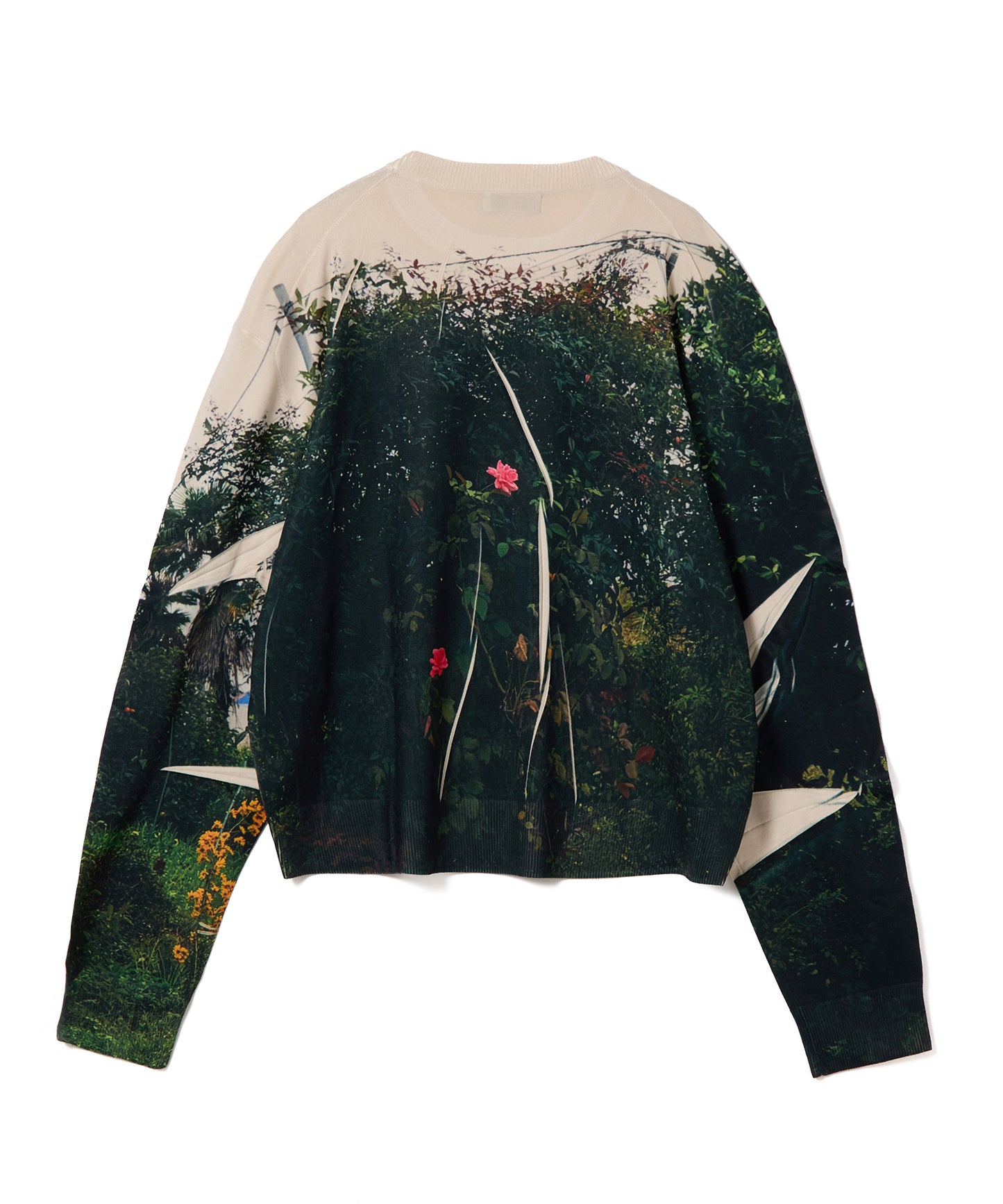 PRINT KNIT PULLTOPOVER