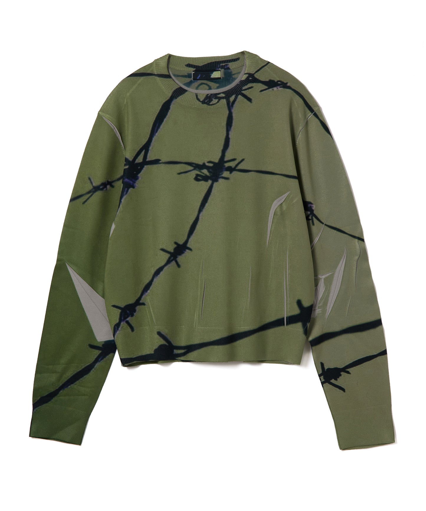 PRINT KNIT PULLTOPOVER