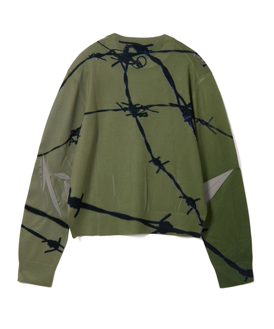 PRINT KNIT PULLTOPOVER