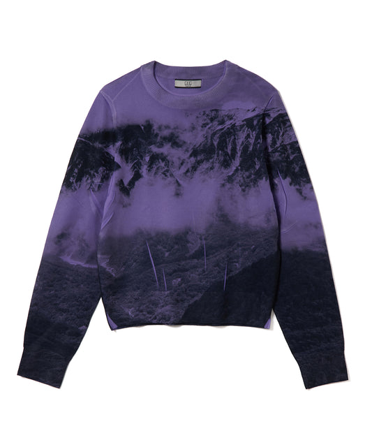 PRINT KNIT PULLTOPOVER