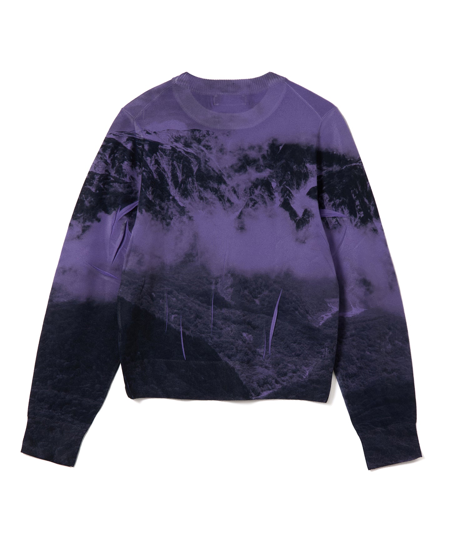 PRINT KNIT PULLTOPOVER