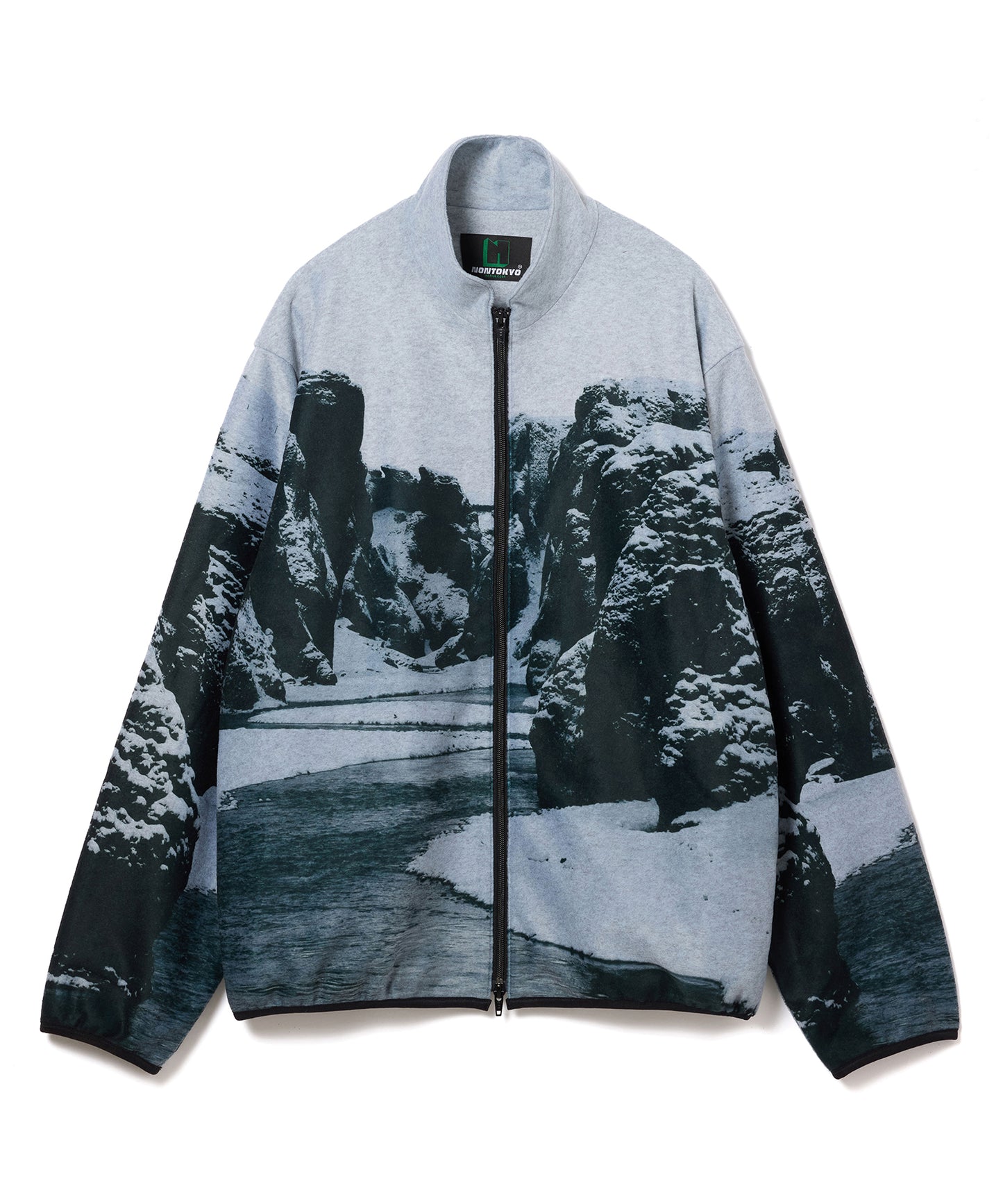 PRINT FLEECE BLOUSON