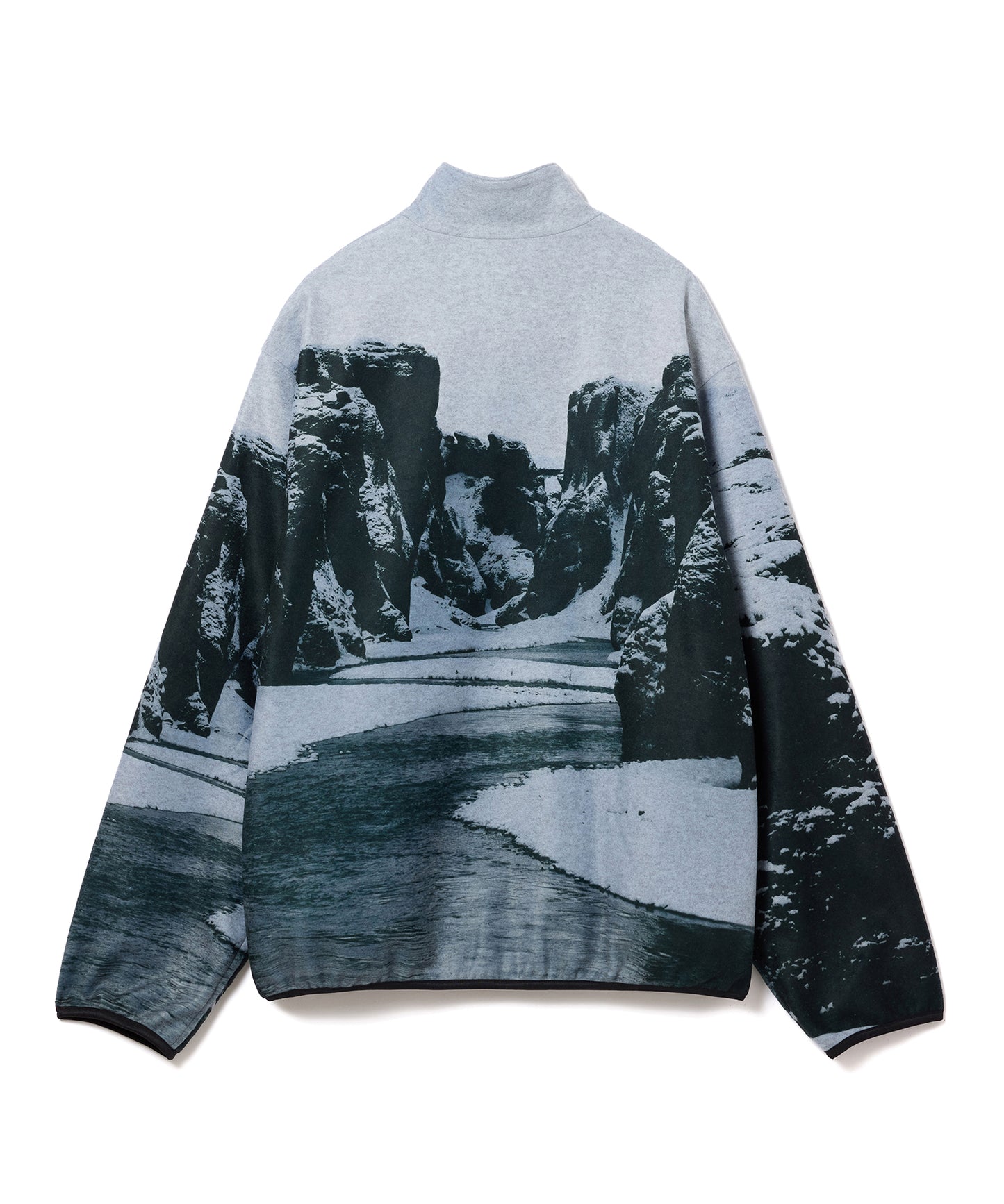 PRINT FLEECE BLOUSON