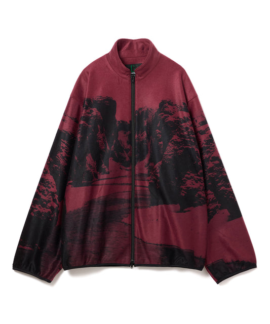 PRINT FLEECE BLOUSON
