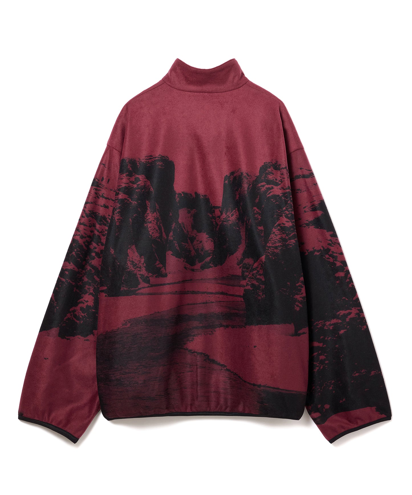 PRINT FLEECE BLOUSON