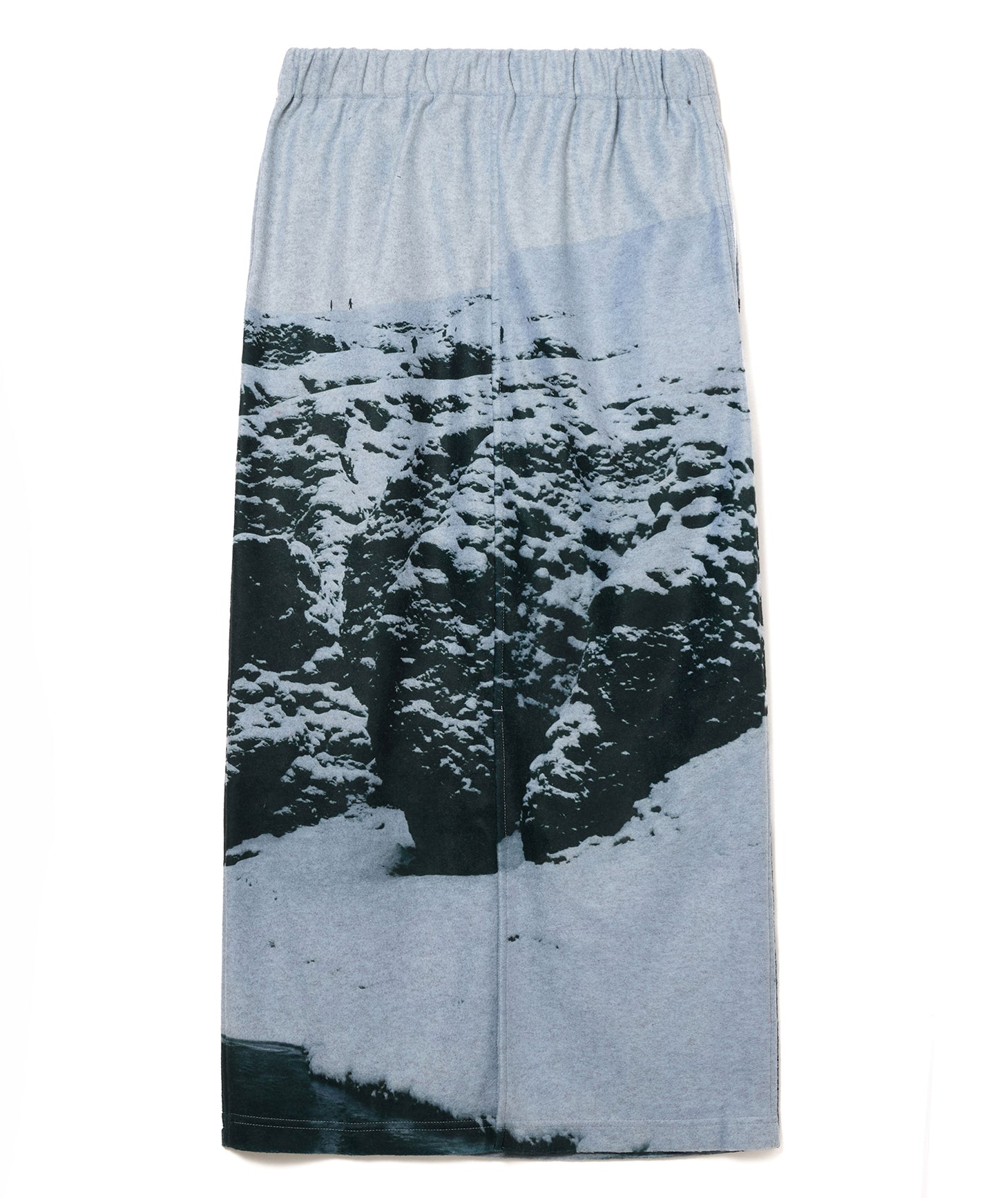 PRINT FLEECE SKIRT