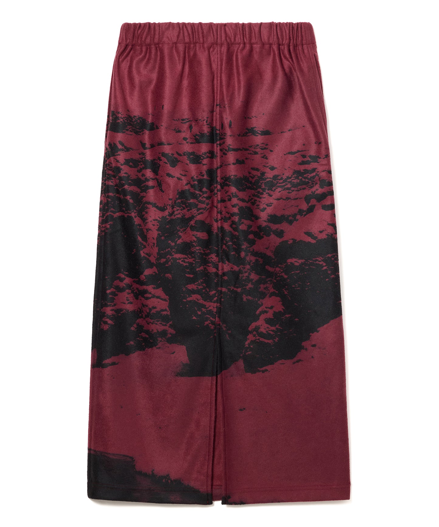 PRINT FLEECE SKIRT