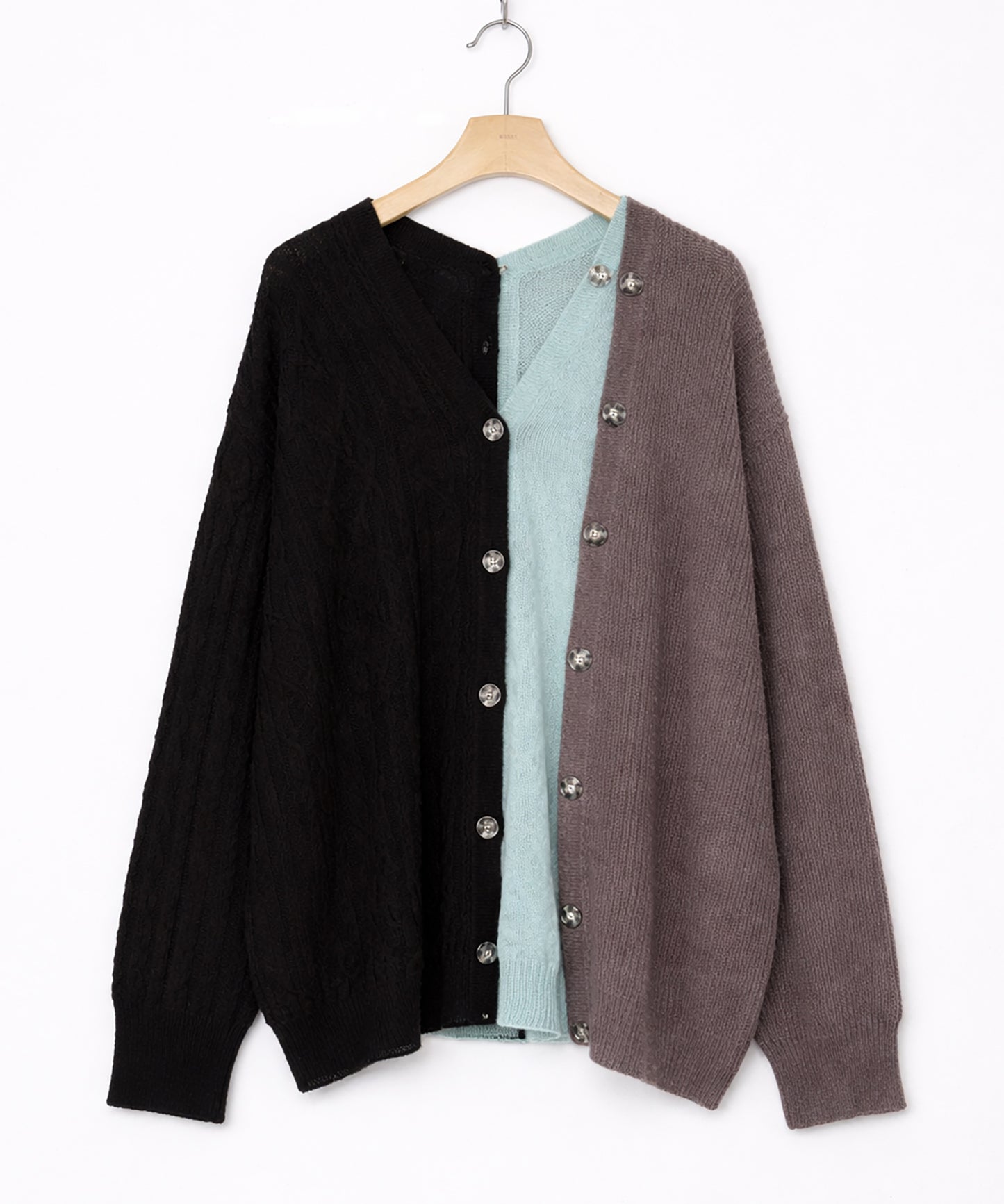 Triple Fragment Cardigan