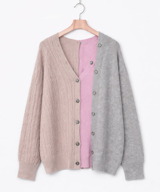 Triple Fragment Cardigan