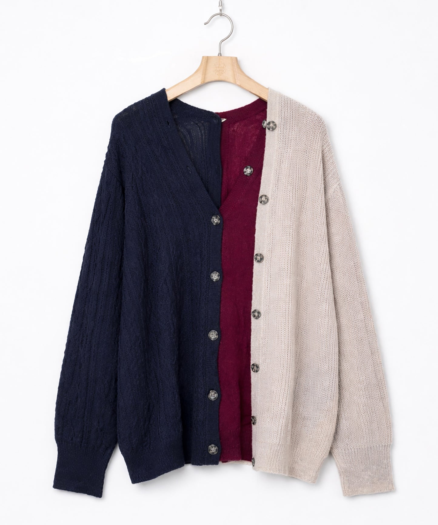 Triple Fragment Cardigan