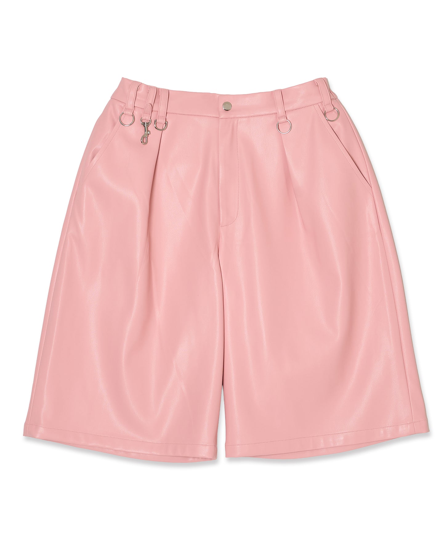 VEGAN LEATHER SHORTS