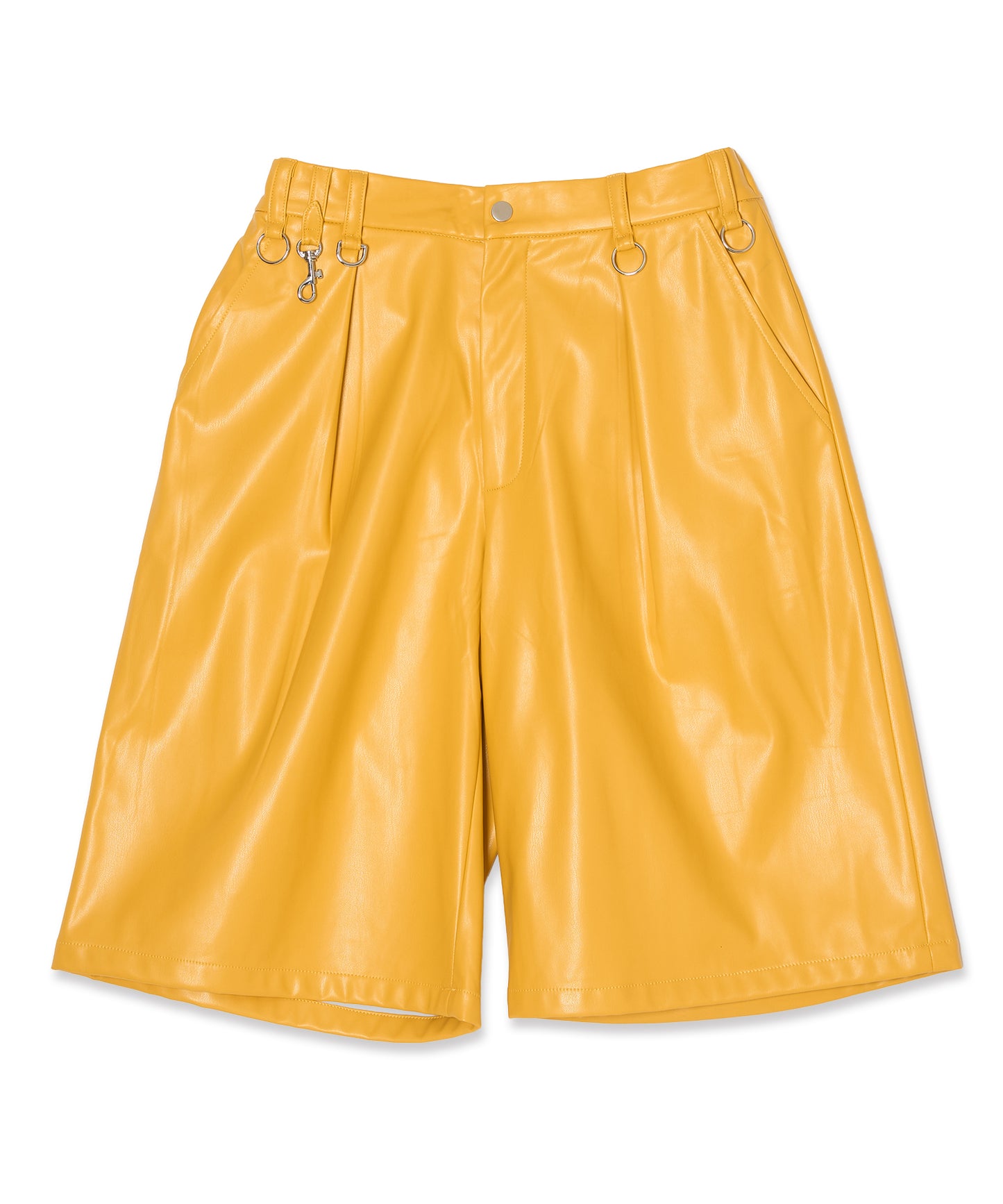 VEGAN LEATHER SHORTS